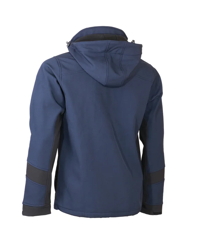 Μπουφάν softshell sport 3 layers με κουκούλα