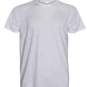 Μπλουζάκι πικέ dry fit WHITE