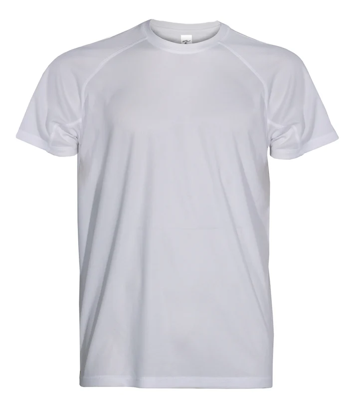 Μπλουζάκι παιδικό πικέ dry fit WHITE
