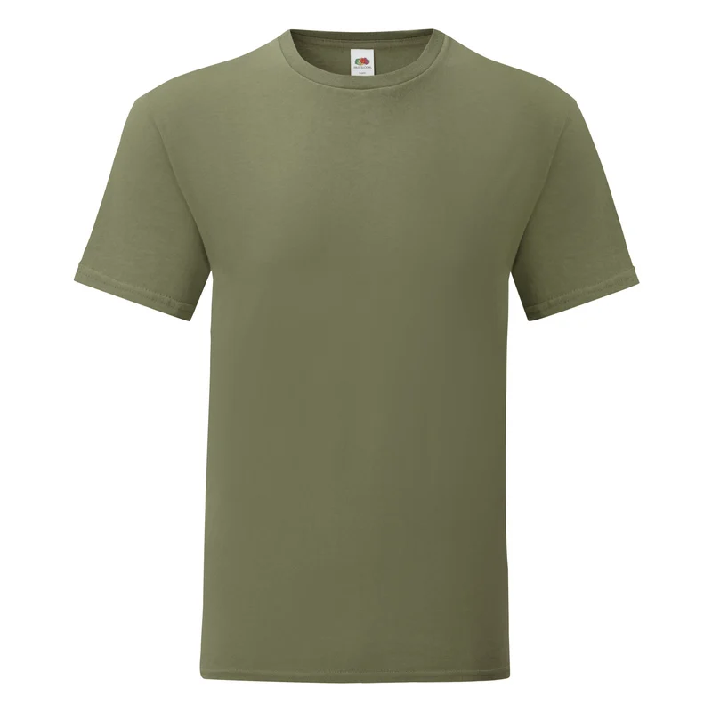 Ανδρικό μπλουζάκι ICONIC 150T slim fit COLORS 3-5XL