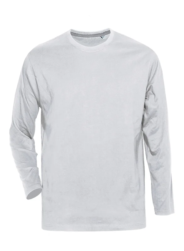Ανδρικό μπλουζάκι μακρυμάνικο 170gr WHITE