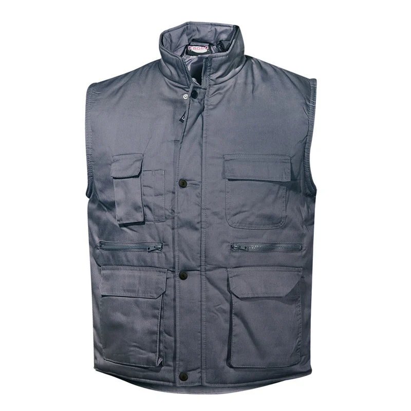 Γιλέκο υφασμάτινο με επένδυση OVERSIZE
