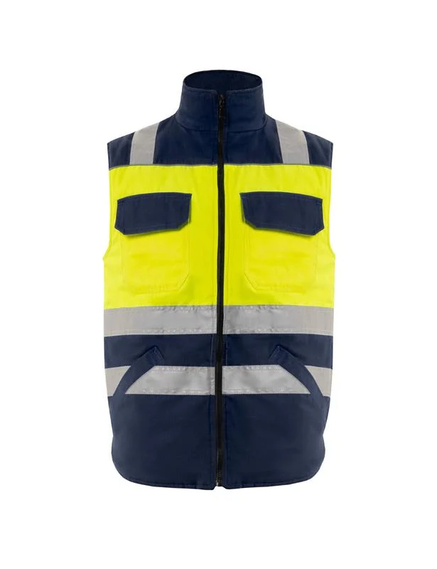 Αμάνικο μπουφάν BRIGHTON HI-VIS BOTTLE GREEN/FLUOR YELLOW