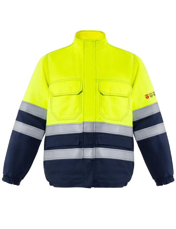 Σακάκι PYRO-V ROYAL BLUE/FLUOR YELLOW